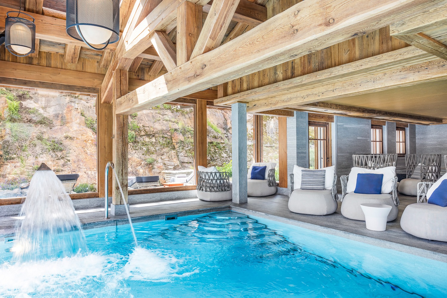 Spa pool at L'Armancette