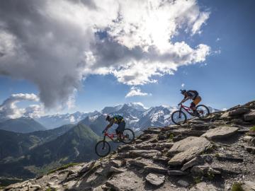 Mountain biking
