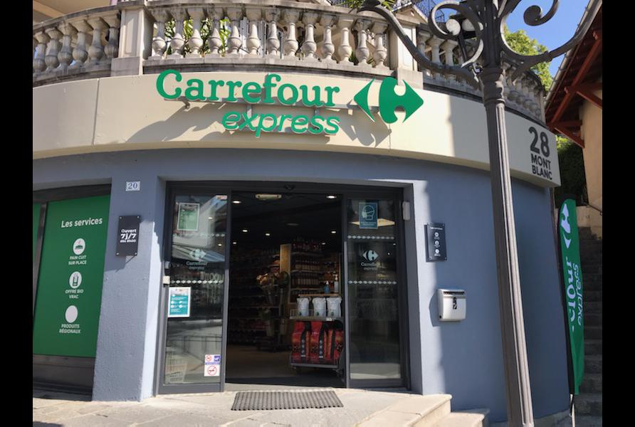 Carrefour Express Saint-Gervais storefront