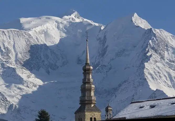 Mont Blanc in winter