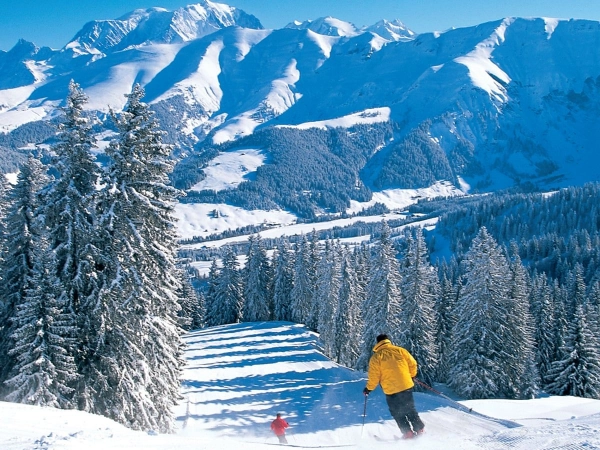 Megève winter ski area