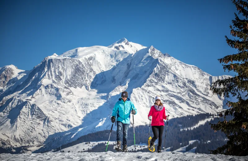 Snowshoeing and winter mountain activities